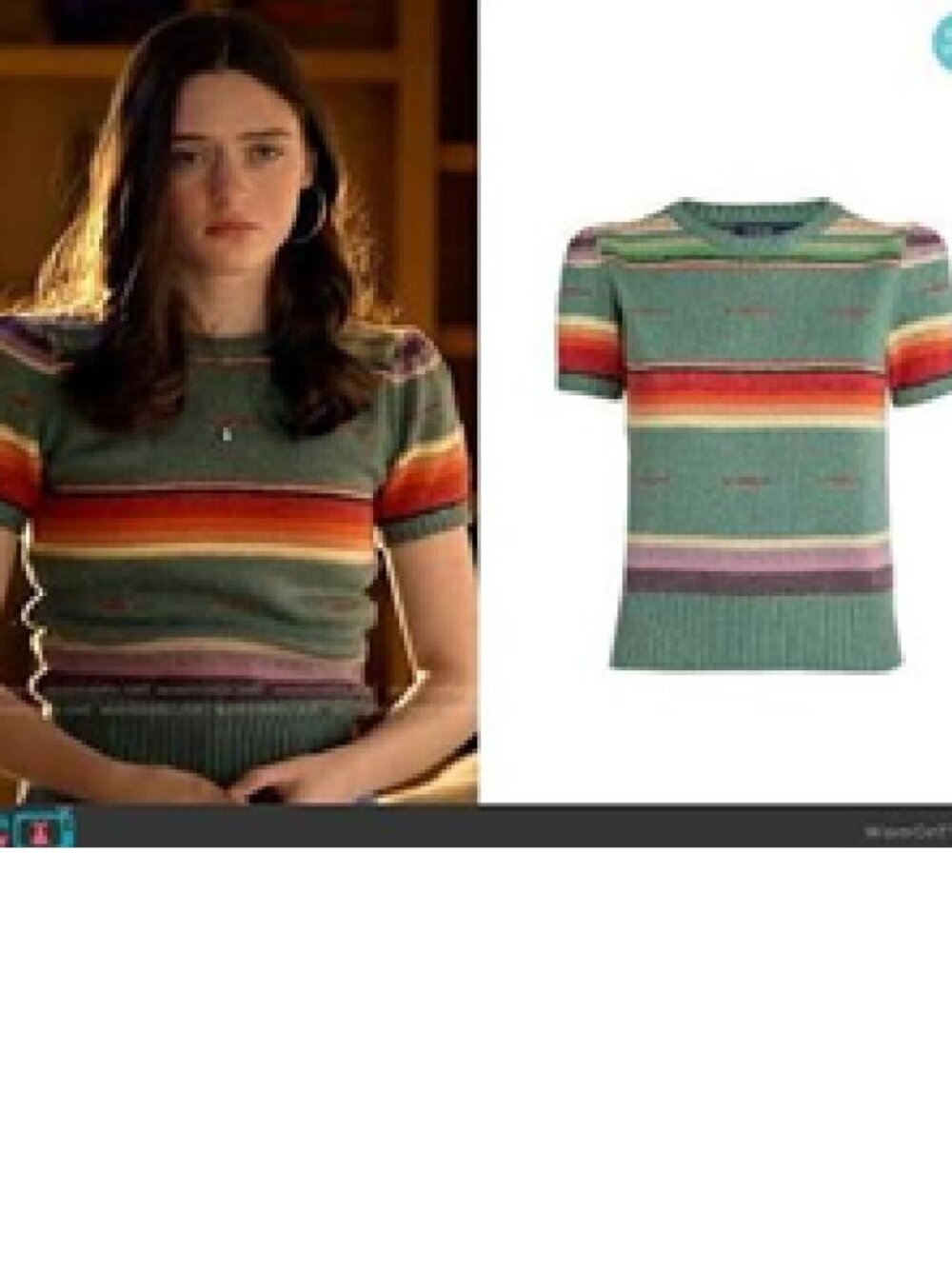 Polo Ralph Lauren Striped Short-Sleeve Sweater Cotton Silk Bohemian Bousel Sz L